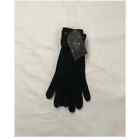 Victoria s Secret Bling Gem Sparkle Knit Soft Gloves Mittens Black Os    25 Nwt