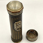 Antique Vintage 1920   s     Eveready Flashlight     Brass Case     2604      Usa