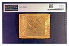 1778 Continental Currency Eight Dollars  8 Fr cc-81 Pmg 25 Detail Tears  Stains