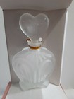 Vintage Frosted Glass Perfume Bottle Midwestern Home Prod unused In Box