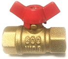 1 4  Female X Female Npt Mini Ball Valve T Handle Full Port  600 Wog 100-400th 