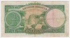 Southern Rhodesia 1 Pound 1945 P10c King George Gordon   Beadle Zimbabwe Ruins