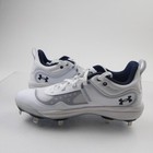 Under Armour Glyde Softball Cleat Women s White navy New Without Box
