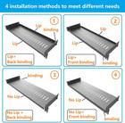 2 Pack Of 1u Vented Cantilever Server Rack Mount Shelf 6   154mm  Deep For 19  N
