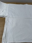 Pottery Barn Baby Crib Skirt Matelasse 100  Organic Cotton 16  Drop   White