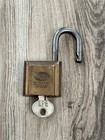 Vintage Small Corbin Padlock Lock With Key