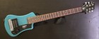 Hofner Contempory Hct-sh-bl Shorty Travel Electric Guitar Blue With Gig Bag