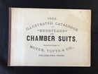 1882 Victorian Bedsteads Chamber Suit Furniture Catalog Moyer Tufts Philadelphia