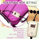 Serenelife Hot Stone Massage Kit - Portable Heated Rock Therapy System  pink 