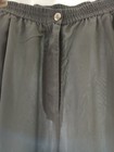 Vintage Diane Gilman Grey 100  Washable Silk Straight Leg Pant Size L