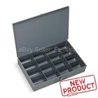 Metal 16 Hole Storage Bolt Bin Cabinet Tray Box Nuts Bolts Fasteners Screws