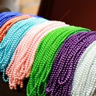 1 Strand Round 3mm 4mm 6mm 8mm 10mm 12mm Wholesale Imitation Pearl Glass Beads