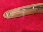 Australian Aboriginal Wood Boomerang Hand Carved   Painted
