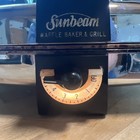 Vintage Sunbeam Waffle Baker And Grill Chrome Model Cg-1 Tested Works