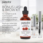 4 Oz Organic Castor Oil - W  2 Bonus Empty Brushes - 100  Pure Usda Certified Co