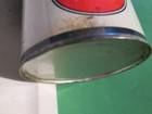 Vintage Gulf Gulfpride Motor Oil Metal Tin Can Can 1 Quart Empty Usa No Top