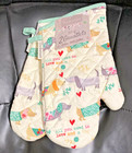Set Of 2- Dachshund Oven Mitts Love        Wiener Dogs New Hearts Free Shipping