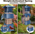 Squirrel Proof Bird Feeder  3 5lb Metal Bird Feeders For Outdoors Hanging