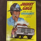 1977 Johnny Cage Star Of Tv   s Emergency Coloring Book Rare 