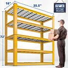 1pcs Storage Shelves Garage Shelving Heavy Duty Shelving Units   Storage yellow