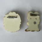 Vintage Boyds Bears Brooches pins Lot Of 2 Snow Angel   Easter Bunny  1990s Vtg
