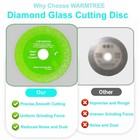 For Angle Grinder  4  Ceramic Tile Cutter Blade  Ultra- 5 Pcs Glass Cutting Disc