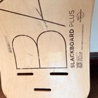 Gibbon Slackboard Plus Wooden Balance Board Deck - No Lines Included
