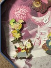 Cutest Alice In Wonderland Pin Set- 1951 - 1996 Disney Commerative 6 Pin Tin Box