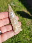 Fine Oklahoma Meserve dalton Native American Indian Arrowhead Artifact With Coa