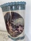 Vintage Ceramic Crackle Umbrella Holder Stand Blue Women