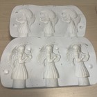 Vintage 1996 Ceramichrome C-2861 3 Lyre Angel Onaments Ceramic Slip Casting Mold