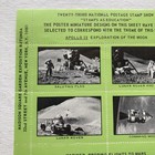 1971 Asda Natl  Stamp Show Space Cinderella Poster Stamp Sheet Nov 19-21  1971