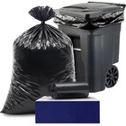 Heavy Duty Trash Bags 96 Gallon Leak Proof Rollaway Can Liners 50 Count New