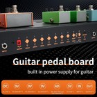 Guitar Pedal Board With Built In Power Supply  Pedal Board 24  x 15   With Ba   