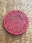 Vtg  Thunderbird Hotel Casino Las Vegas Casino  Chip Thunderbird 3 Hotel