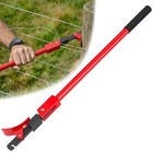 Fence Wire Stretcher Tool And Wire Tensioner For Round Wooden Posts  Heavy 