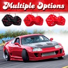 Black Fuzzy Dice For Car - Rear View Mirror Plush Cute Car Accessories For Inter
