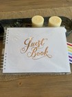 Guest Book Reception Wedding  baby Shower  Party  sign In   W  Stickers White