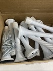 12 Pack White Spring Door Stops 3-1 8  Heavy Duty Flexible Door Stopper New