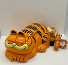 Vintage Garfield Telephone Tyco Phone Landline 1981 Cat Eyes Open   Close 80s
