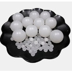 6 35mm Plastic Ball Solid Pp Polypropylene Cosmetic Bottle Round Ball 100pcs