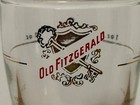 Vintage Old Fitzgerald Shot Glass Stitzel Weller 86 8 Proof Gold Trim - 1oz Line