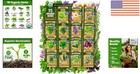 Complete Organic Herb Seeds Collection - 15 Varieties For Indoor outdoor Gardens