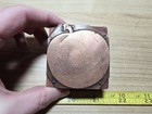 Vintage Letterpress Printing Block Apple  Peach  Fruit  dent 