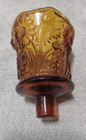 Vintage Home Interiors Homco Amber Gold Daisy Votive Cup Sconce Candle Holder