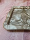 Vintage Art Deco Green Celluloid Bakelite Vanity Dresser Tray 11x7