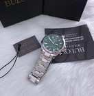 Men New Bulova Classic Green Marine Star Stainless Steel 96b396 Watch  43mm 