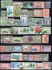 Very Old Mix Of British Territory Stamps All Different Countries Unused   Used