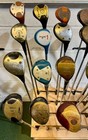 Wholesale Lot Of 50 Golf Clubs - Vintage Persimmon Woods - Right-handed
