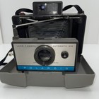 Vintage Polaroid Automatic 210 Land Camera With Case And Manual